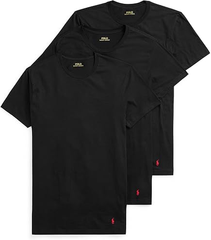 POLO RALPH LAUREN 6-Pack Classic Fit Cotton Wicking Crews 6 Polo